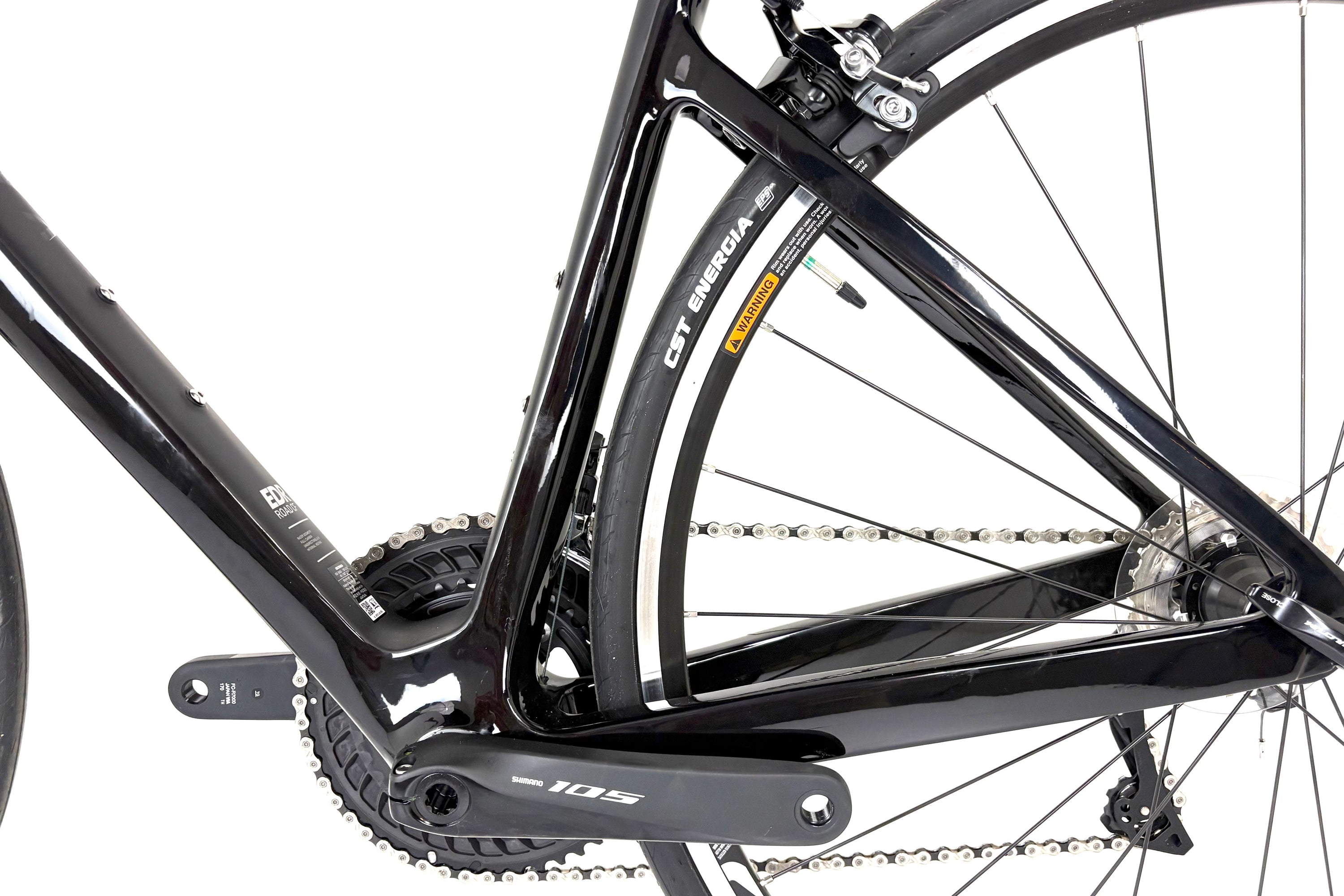 Van Rysel EDR CF 105 Negra 2024 Talla XS *Cero Kilómetros*