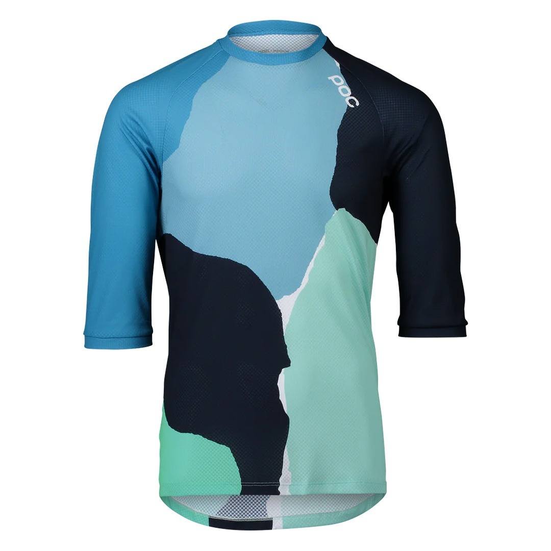 MTB Pure 3/4 Jersey POC Color Splashes Multi Basalt Blue