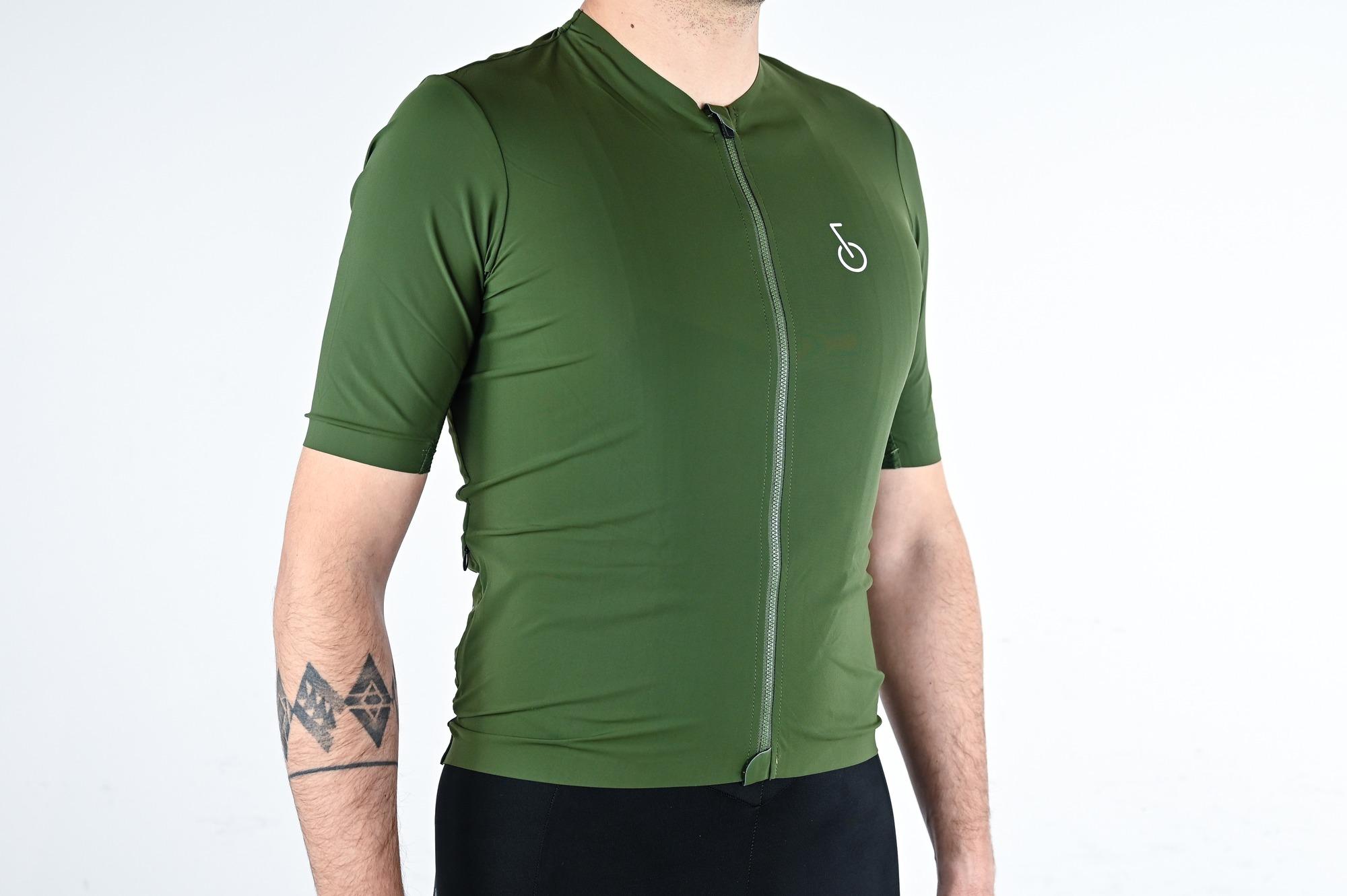 Jersey Velominata Verde Manga corta